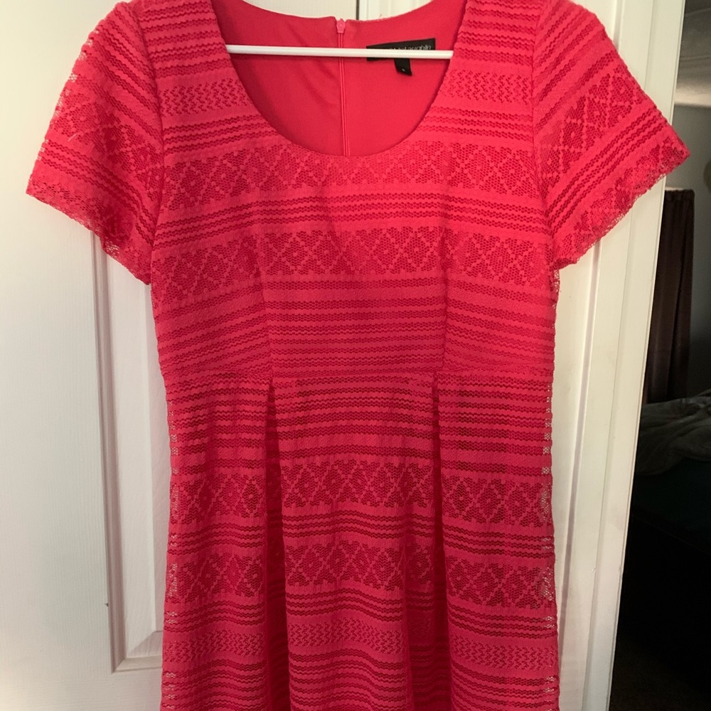 Beautiful pink above the knee dress